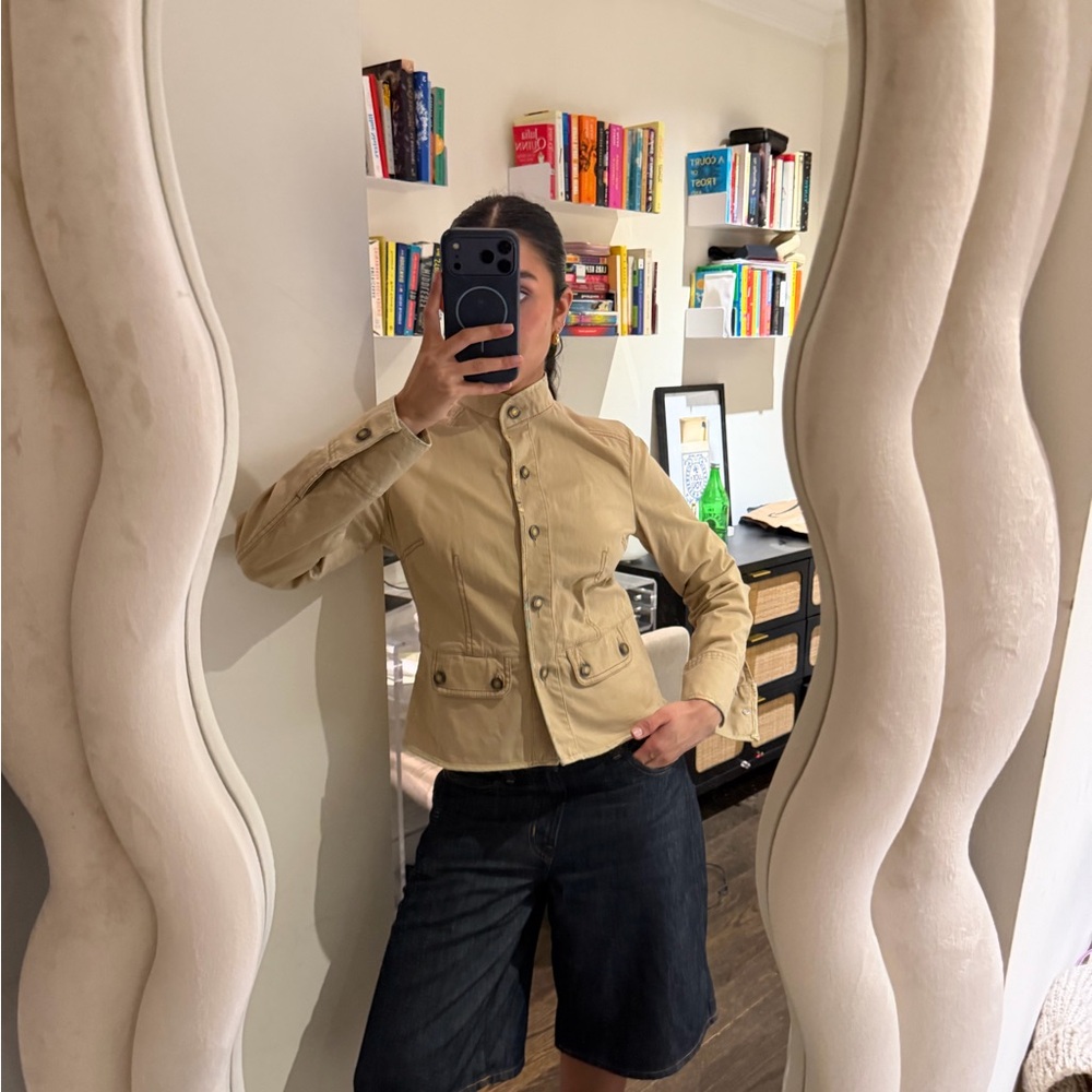 Casual Beige Field Jacket